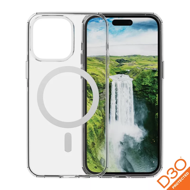 dbramante1928 Iceland Ultra D3O MagSafe - iPhone 15 Pro - skaidrus tvirtas dėklas
