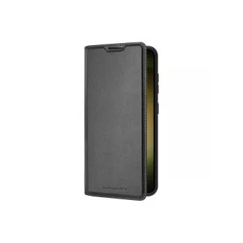 dbramante1928 Bergen telefono dėklas Samsung Galaxy S24, oda ir perdirbtas plastikas, tinka 6,2 colio ekranui, juodas