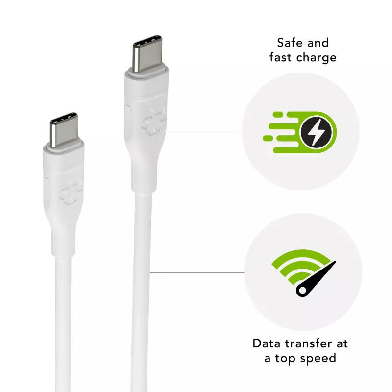 USB-C į USB-C laidas dbramante1928 Bulk kabelis 1,2 m, 0,48 Gbit/s, Baltas