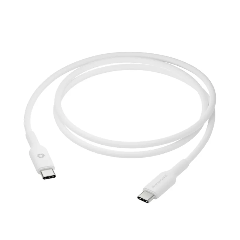USB-C į USB-C kabelis 1 m, d bramante — baltas