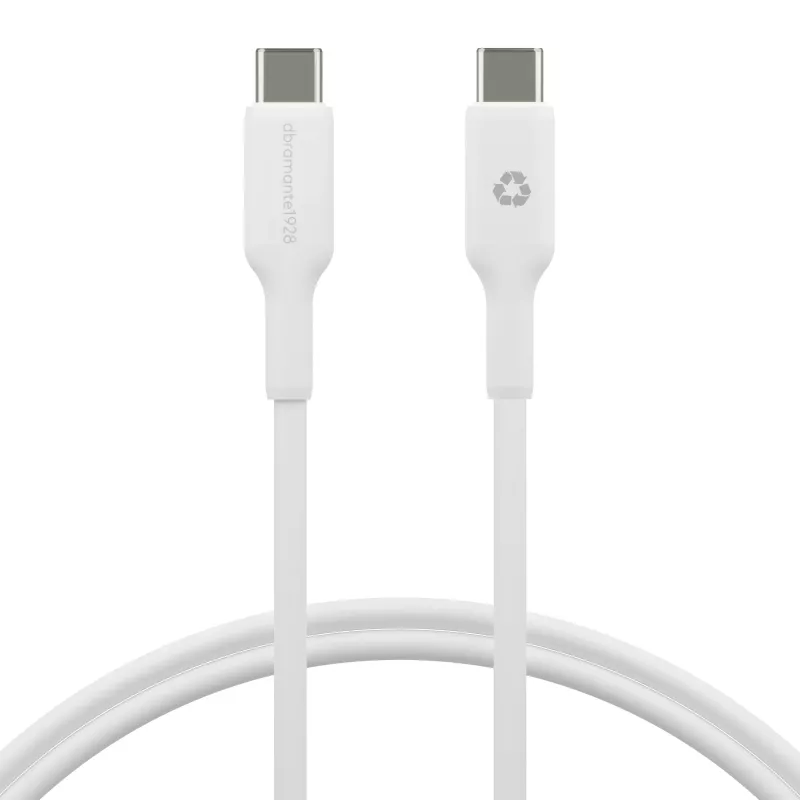 USB-C į USB-C kabelis 1 m, d bramante — baltas