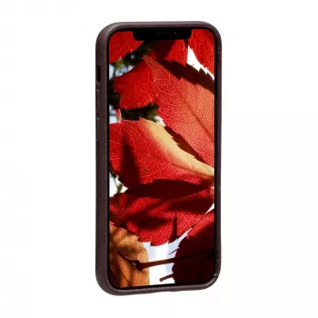 Dėklas dbramante1928 Barcelona iPhone 12 mini 5.4 colio tamsaus šokolado