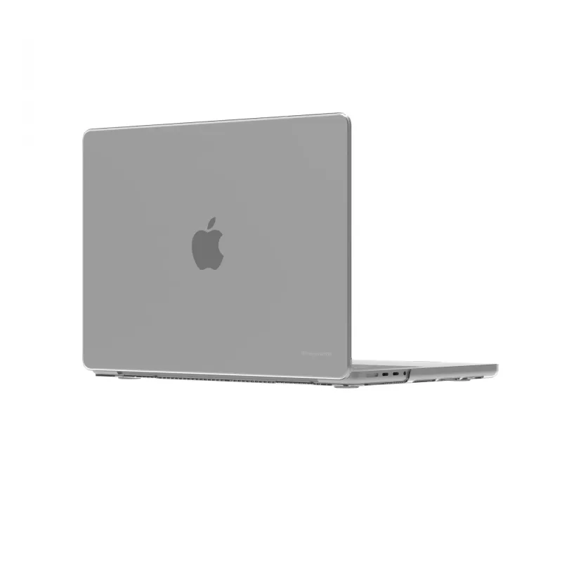 Dangtelis 14 colių MacBook Pro, d bramante — Iceland modelis, tinka M3/M4/M5, 35,6 cm ekranas, 258 g, skaidrus
