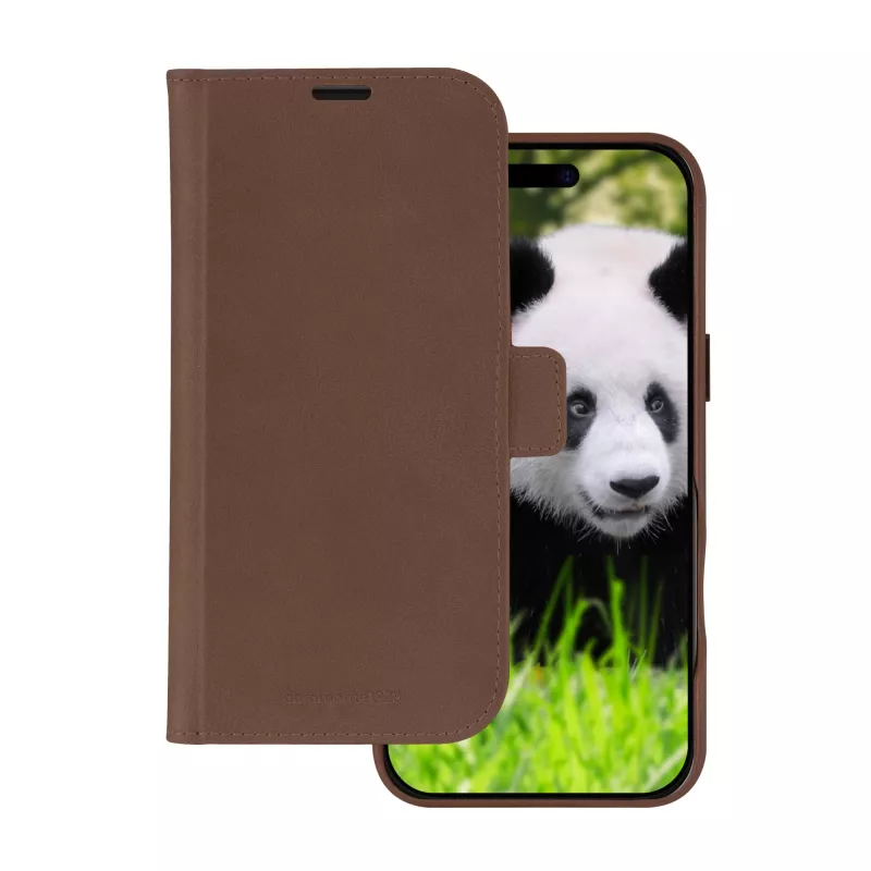 dbramante1928 Lynge MagSafe - iPhone 16 Plus - Dark Tan, Folio, Apple, iPhone 16 Plus, 17 cm (6.7 colio), Tan