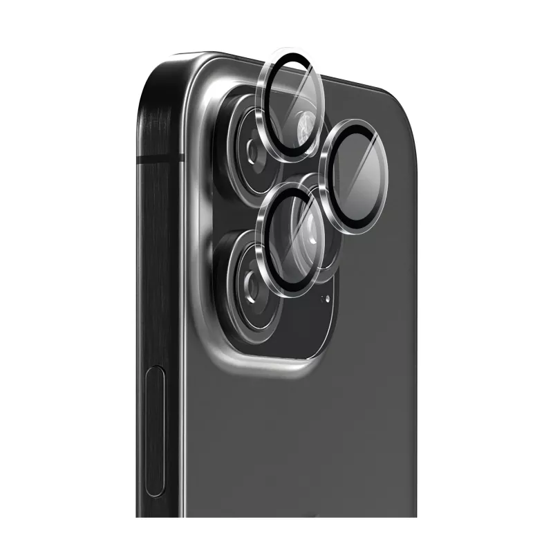 dbramante1928 eco-lens iPhone 16 Pro/16 Pro Max skaidrus apsauga nuo dulkių ir įbrėžimų