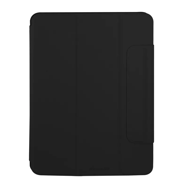 Flip case d bramante Avenida ICON for iPad Pro 13 inch (M5 2025 / M4 2024) — Midnight, stand mode, 0.43 kg