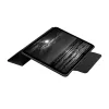Flip case d bramante Avenida ICON for iPad Pro 13 inch (M5 2025 / M4 2024) — Midnight, stand mode, 0.43 kg