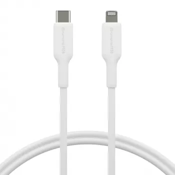 dbramante1928 re-charge - kabelis 1m USB-C į Lightn - W, 1 m, USB C, USB 2.0, 0,48 Gbit/s, Balta