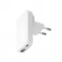 d bramante dbramante1928 Pro EU/US plonas Charger — USB-C 20W + USB-A 18W, balta, vidaus AC