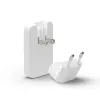 d bramante dbramante1928 Pro EU/US plonas Charger — USB-C 20W + USB-A 18W, balta, vidaus AC