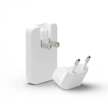 d bramante dbramante1928 Pro EU/US plonas Charger — USB-C 20W + USB-A 18W, balta, vidaus AC