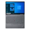 T1A Lenovo X1 Yoga 6th Gen atnaujintas Intel® Core™ i5 i5-1145G7 Hibridinis (2-in-1) 35,6 cm (14 colių) jutiklinis WUXGA 32 GB LPDDR4x-SDRAM 512 GB SSD Wi-Fi 6 (802.11ax) Windows 11 Pro Pilka