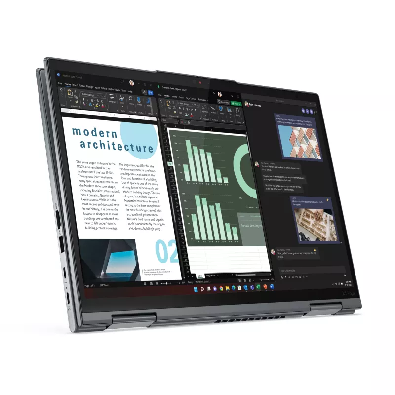 T1A Lenovo ThinkPad X1 Yoga Gen 8 Atnaujintas Intel® Core™ i5 i5-1345U Hibridinis (2-in-1) 35.6 cm (14 colių) Jutiklinis ekranas WUXGA 32 GB LPDDR5-SDRAM 512 GB SSD Windows 11 Pro Pilka