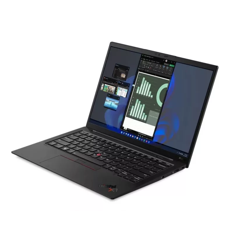T1A Lenovo ThinkPad X1 Carbon Gen 10 Atnaujintas Intel® Core™ i7 i7-1265U Nešiojamas kompiuteris 35.6 cm (14 colių) 16 GB LPDDR5-SDRAM 1 TB SSD Windows 11 Pro Vokiška Juoda