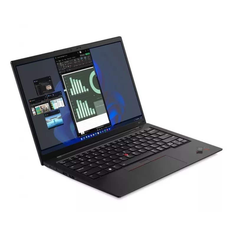 T1A Lenovo ThinkPad X1 Carbon Gen 10 Atnaujintas Intel® Core™ i7 i7-1265U Nešiojamas kompiuteris 35.6 cm (14 colių) 16 GB LPDDR5-SDRAM 1 TB SSD Windows 11 Pro Vokiška Juoda