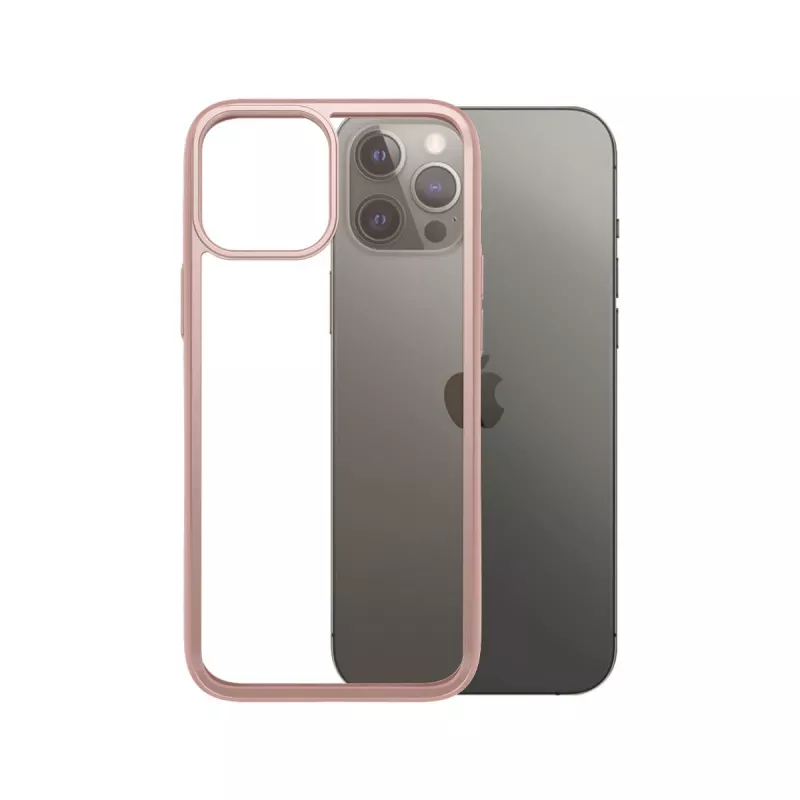 PanzerGlass ® ClearCaseColor™ iPhone 12 Pro Max - Rose Gold riboto leidimo