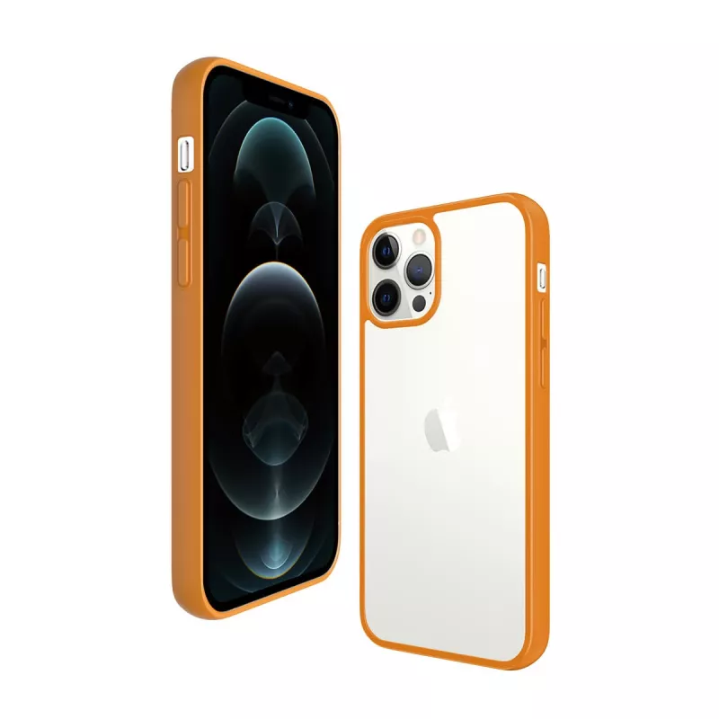 PanzerGlass ® ClearCaseColor™ iPhone 12 Pro Max - ® Limited Edition oranžinė