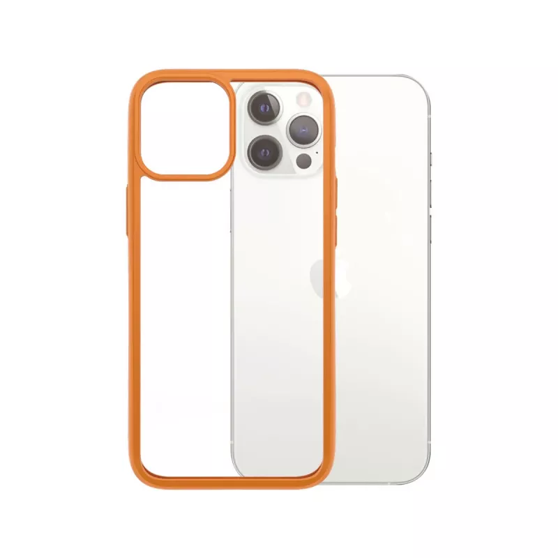 PanzerGlass ® ClearCaseColor™ iPhone 12 Pro Max - ® Limited Edition oranžinė