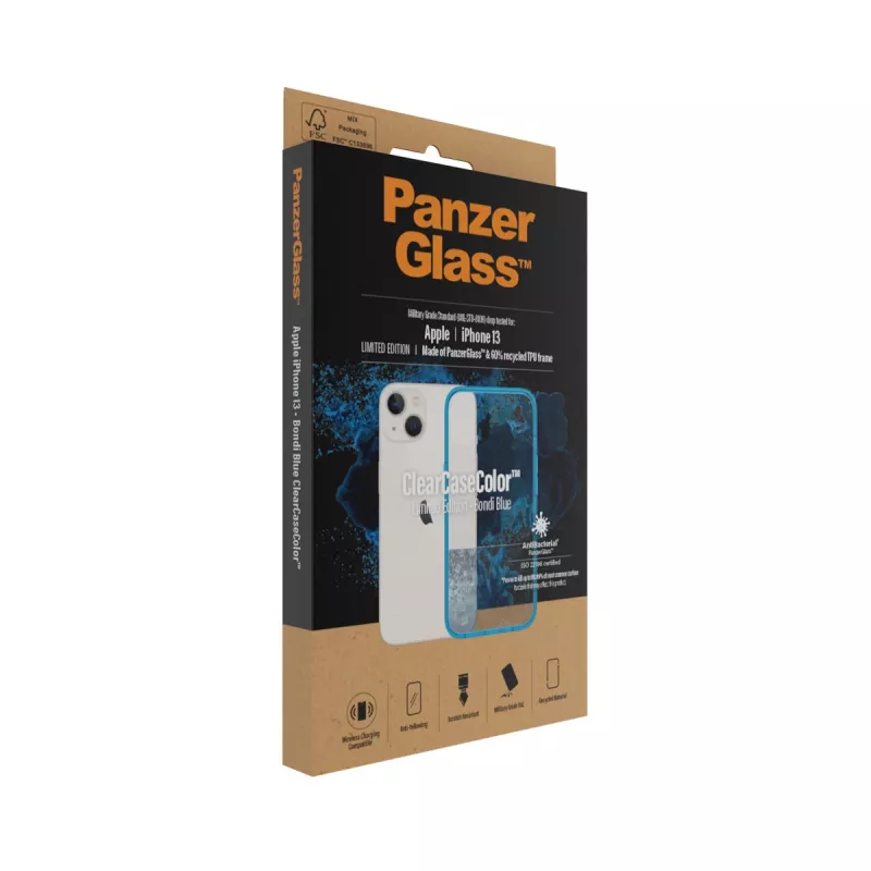 PanzerGlass ClearCaseColor dėklas Apple iPhone 13 Bondie Blue