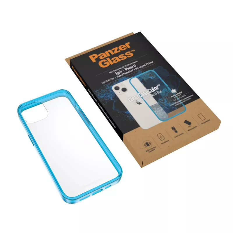 PanzerGlass ClearCaseColor dėklas Apple iPhone 13 Bondie Blue