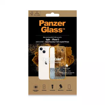 PanzerGlass ® ClearCaseColor™ iPhone 13 - Tangerine. Dėklo tipas: Užvalkalas, Prekės ženklo suderinamumas: Apple, Suderinamumas: Apple - iPhone 13, Produkto spalva: Oranžinė
