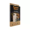 Apsauginis permatomas dėklas ClearCaseColor PanzerGlass, skirtas iPhone 13 Pro Max 6,7 colio – PET ir grūdintas stiklas, oranžinis