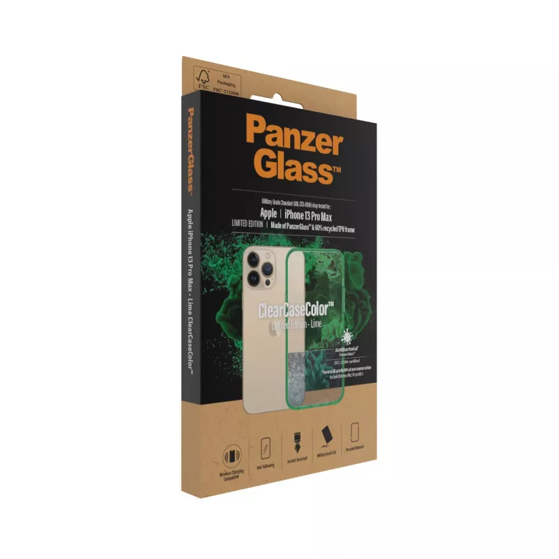 PanzerGlass ® ClearCaseColor™ iPhone 13 Pro Max - Žalia kalkinė