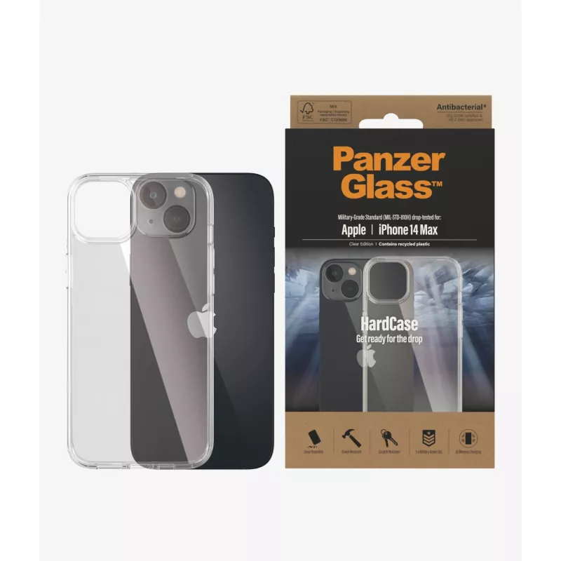 PanzerGlass HardCase mobiliojo telefono dėklas 17 cm (6,7 colio) Dangtelis Skaidrus