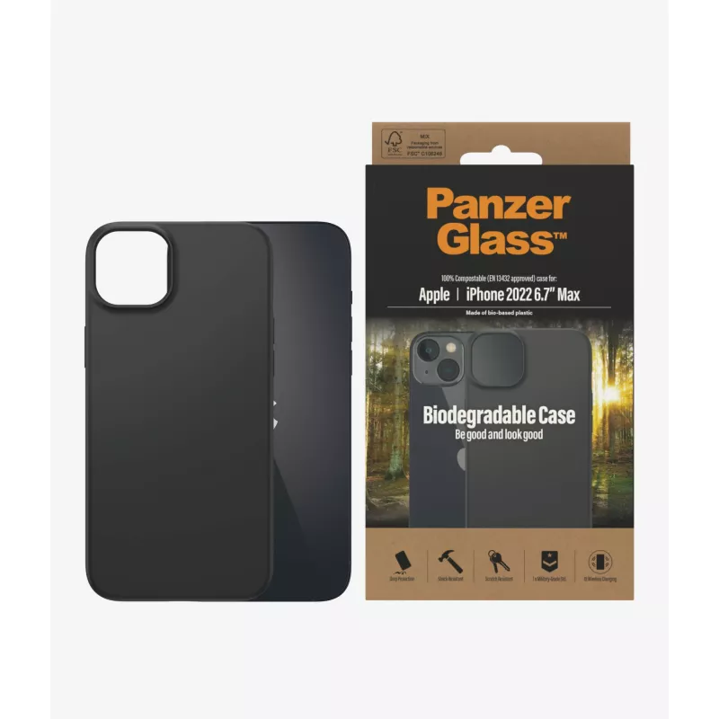 PanzerGlass biologiškai skaidus mobiliojo telefono dėklas 17 cm (6,7 colio)