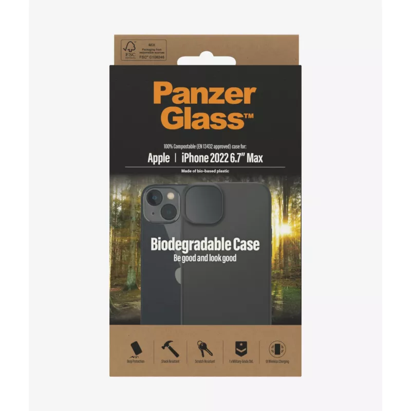 PanzerGlass biologiškai skaidus mobiliojo telefono dėklas 17 cm (6,7 colio)