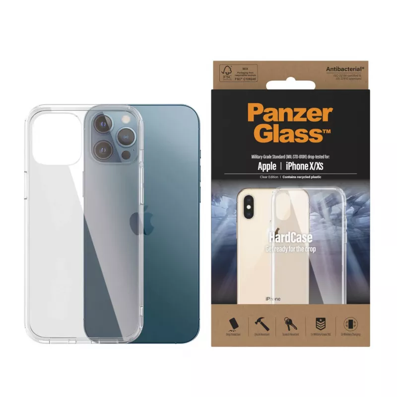 PanzerGlass ® HardCase Transparent iPhone 12 Pro Max, dėklas, Apple, Apple - iPhone 12 Pro Max, skaidrus