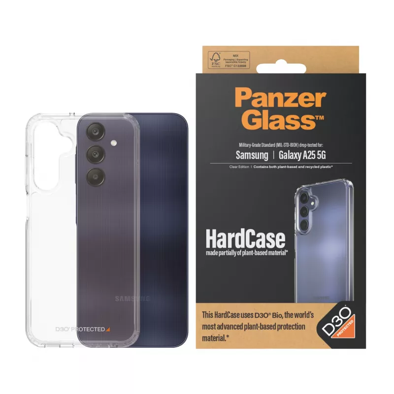 PanzerGlass ® HardCase permatomas su D3O® Samsung Galaxy A25 5G