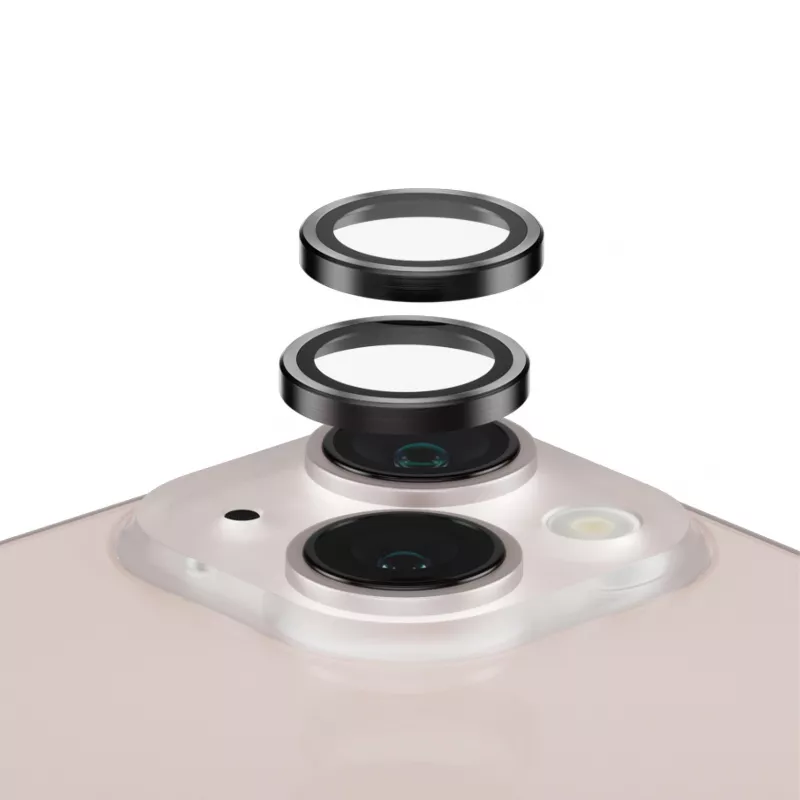 PanzerGlass Hoops kameros objektyvo apsauga iPhone 13 mini 13 juoda atspari įbrėžimams