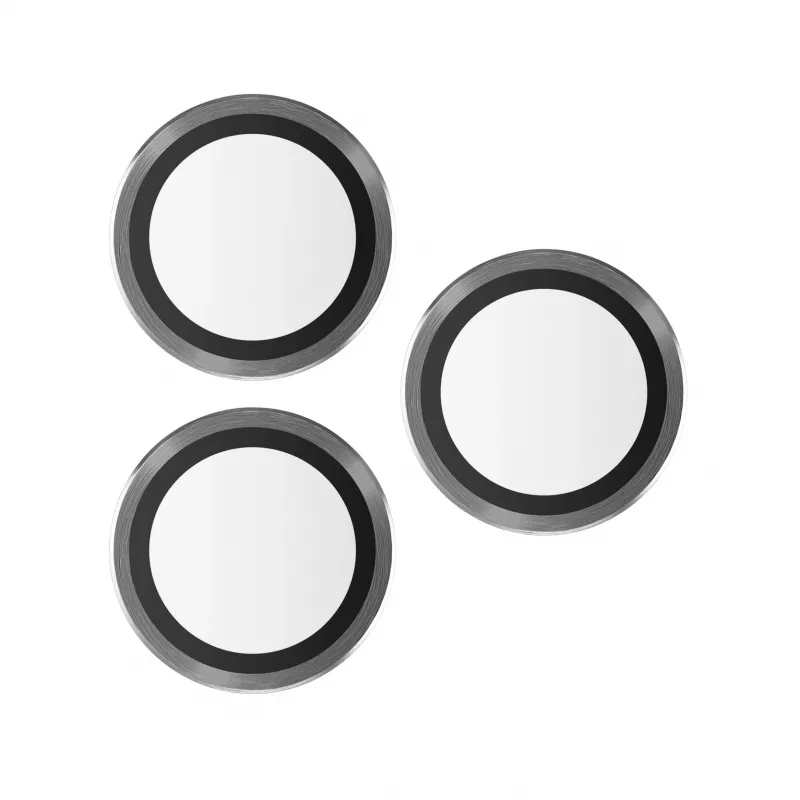 PanzerGlass Hoops kameros objektyvo apsauga, skirta iPhone 13 Pro / 13 Pro Max, juoda, atspari įbrėžimams