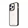 PanzerGlass ® ClearCase permatomas su juodu rėmeliu ir D3O® iPhone 15 Pro