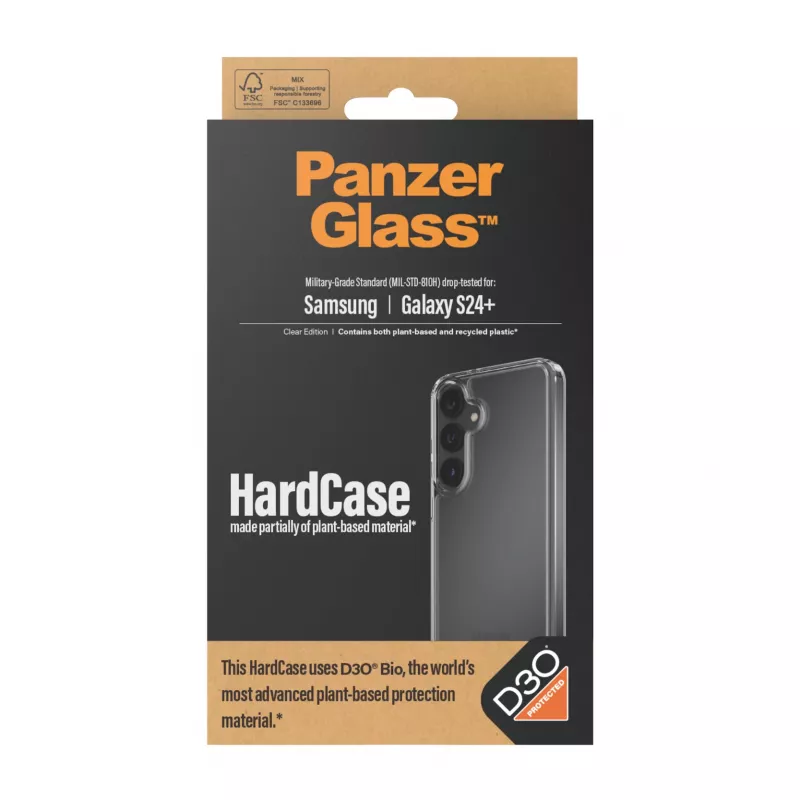 PanzerGlass ® HardCase Skaidrus su D3O® Samsung Galaxy S24+