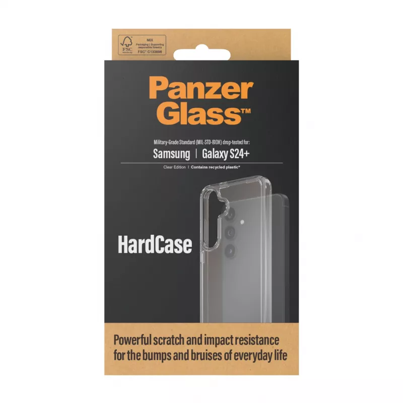 PanzerGlass® HardCase permatomas Samsung Galaxy S24+, Dangtelis, Samsung, Samsung - Galaxy S24 Plus, Permatomas