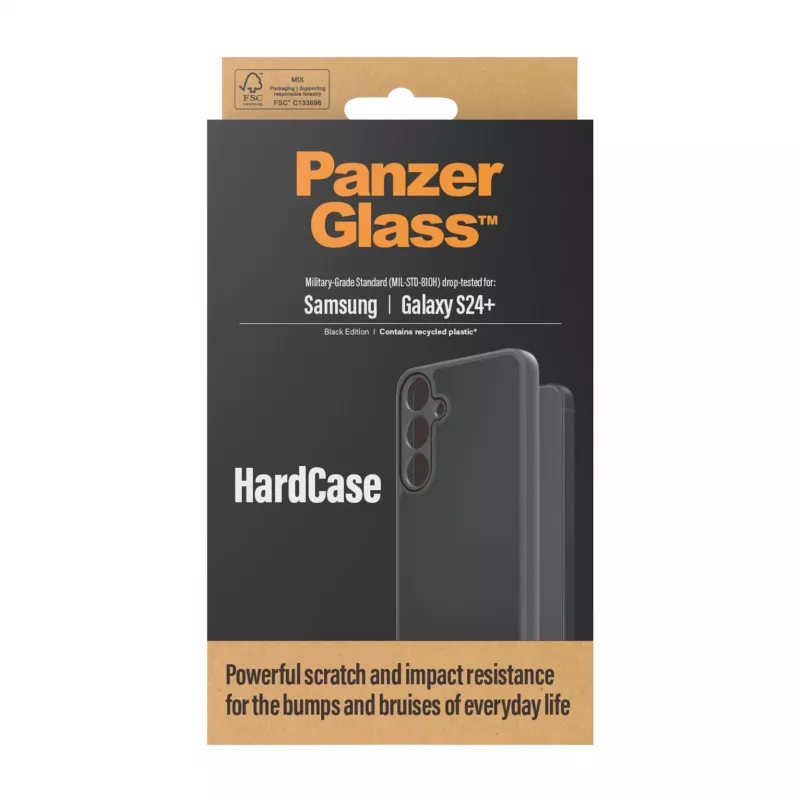 PanzerGlass ® HardCase Juoda Samsung Galaxy S24+, Dėklas, Samsung, Samsung - Galaxy S24 Plus, Juoda