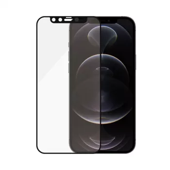 PanzerGlass CamSlider ekrano apsauga, skirta Apple iPhone 12 / 12 Pro — kraštas iki krašto grūdintas stiklas, skaidrus, 6,1 colio