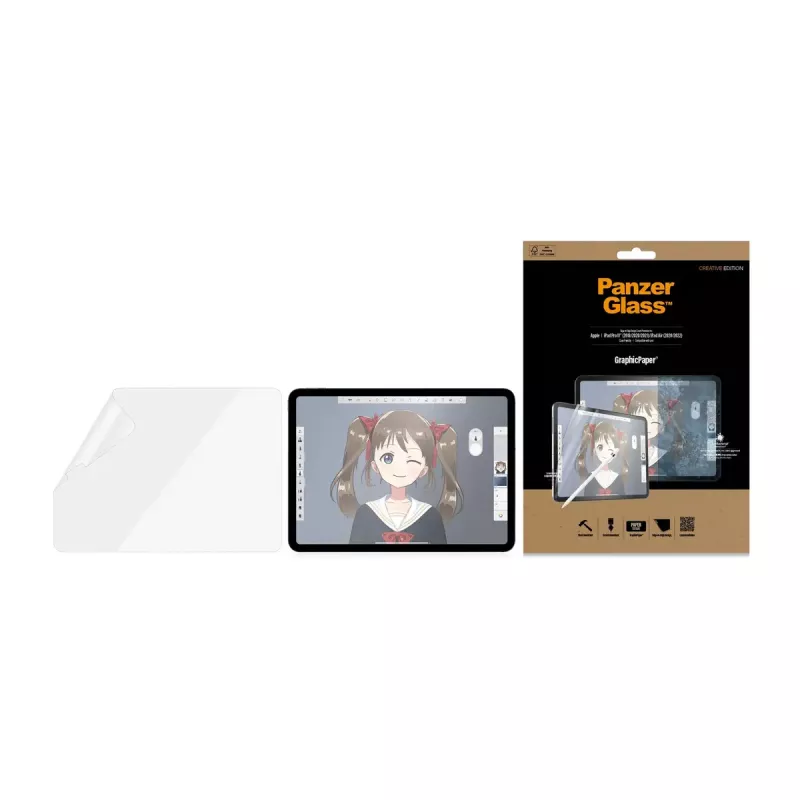 PanzerGlass ® GraphicPaper® ekrano apsauga iPad Pro 11″ (2018, 2020–2022, 2024) | iPad Air 10,9'' (2020, 2022)