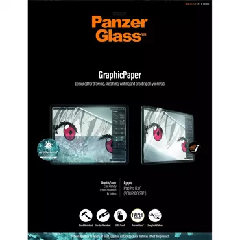 PanzerGlass ® GraphicPaper® Ekrano apsauga iPad Pro 12,9″ (2018–2022) | Itin platus pritaikymas