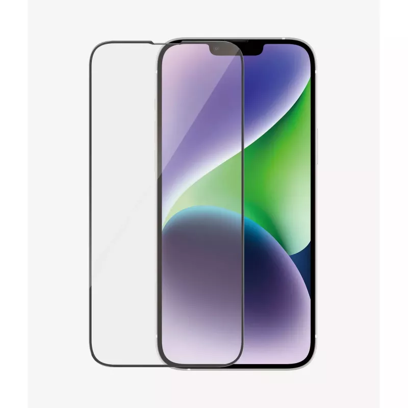 PanzerGlass ® Apsauginis ekrano stiklas su atspindžių mažinimu iPhone 14 Plus | 13 Pro Max | Itin platus pritaikymas su EasyAligner