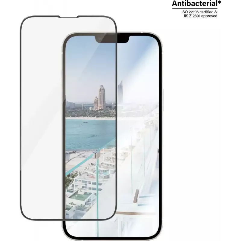 PanzerGlass ® Apsauginis ekrano stiklas su atspindžių mažinimu iPhone 14 Plus | 13 Pro Max | Itin platus pritaikymas su EasyAligner