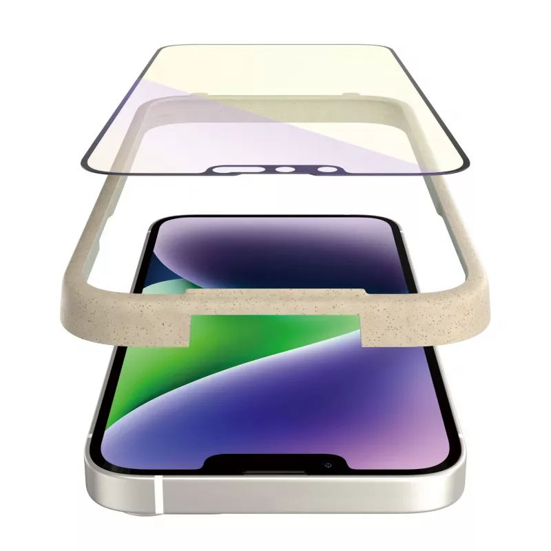 PanzerGlass ® Apsauginis ekrano stiklas nuo mėlynos šviesos iPhone 14 Plus | 13 Pro Max | Itin platus pritaikymas su EasyAligner