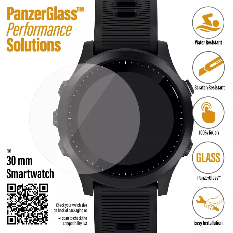PanzerGlass ® SmartWatch 30mm | Ekrano apsauginis stiklas