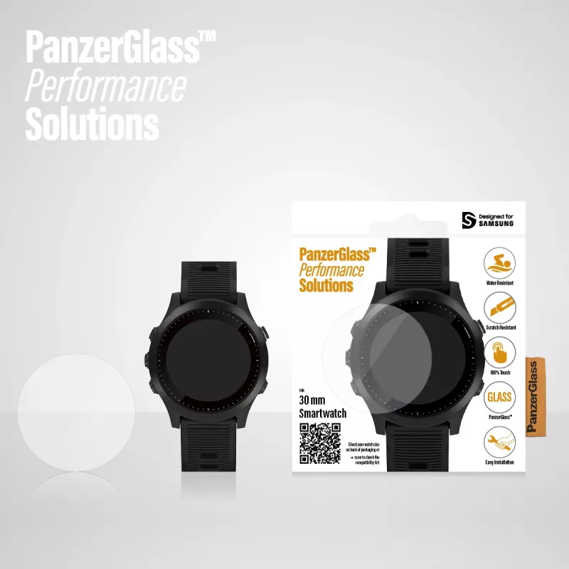 PanzerGlass ® SmartWatch 30mm | Ekrano apsauginis stiklas