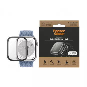 PanzerGlass® Full body dėklas Apple Watch Series 9 | 8 | 7 | 41mm | Juoda