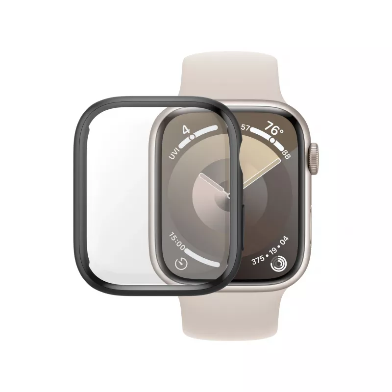 PanzerGlass ekrano apsauga visam korpusui Apple Watch Series 9 D3O 45mm juoda
