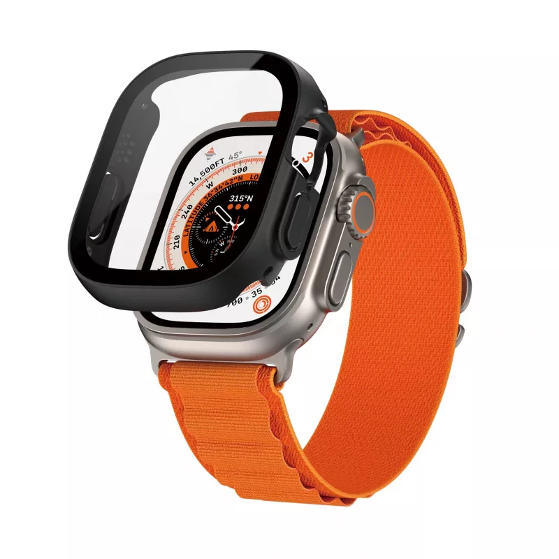 PanzerGlass ® ekrano apsauga Full Body su D3O® Apple Watch Ultra | 49 mm | juoda