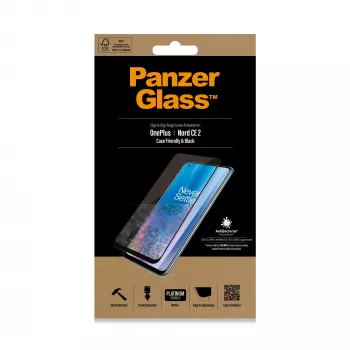 Ekrano apsauga PanzerGlass OnePlus Nord 2 CE Scratch Shock Anti-bacterial